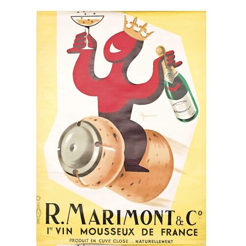 Affiche Vin Mousseux Marimont