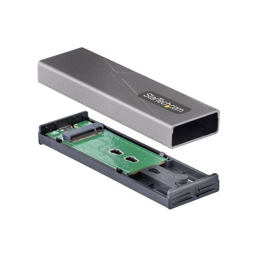 StarTech.com Boîtier Externe SSD M.2 NVMe/SATA - Câbles Hôtes USB-C/A - Boitier externe - M.2 - M.2 Card (PCIe NVMe & SATA) - USB-C 3.2 (Gen 2) - gris sidéral