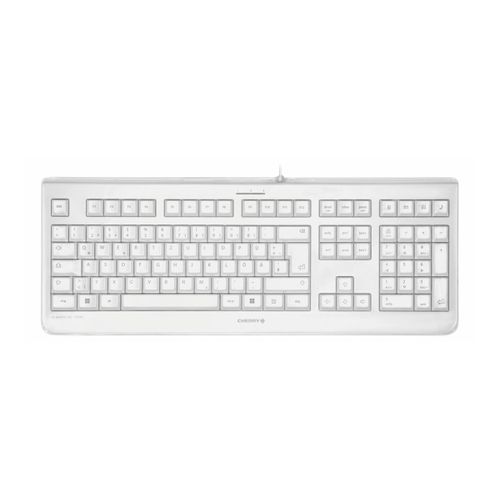CHERRY KC 1068 - Clavier - 100% - full size - lavable - USB - QWERTZ - Suisse - blanc, gris