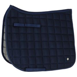 Tapis De Selle Covalliero Coupe Mixte Taille Cheval Couleur Dark Navy, Équitation