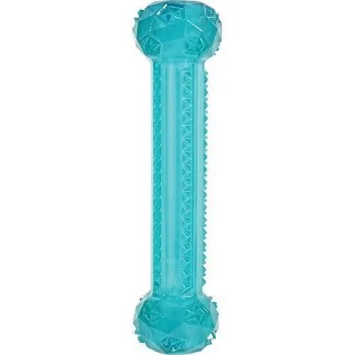 Jouet Pour Chien - Zolux - Stick Turquoise - Tpr - 6,3 X 6,8 X 25,5 Cm - Design Sportif
