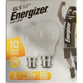 Kal-- Ampoule Led Standard B22, 806 Lumens, 8.2w/60w, 300k, 2 Pièces. - Eneames16709