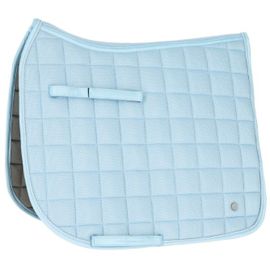 Tapis De Selle Taille Poney Coupe Dressage Couleur Bleu ( Light Blue), Équitation