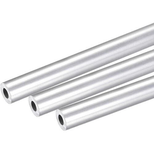 Kalanka-Tube Aluminium 6063 Aluminium Rond Tube 6mm Diamètre Externe 3mm Interne Diamètre 25cm Longueur Tuyau Tube 3pcs