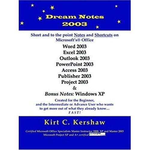 Dream Notes 2003