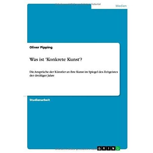 Was Ist 'konkrete Kunst'?