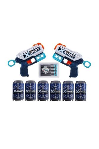 X-Shot - Excel Pack Double Combo De Projection De Fléchettes En Mousse Kickback (8 Fléchettes 6 Boîtes) De Zuru