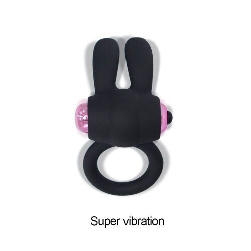 Vibrateurs De Pénis D'éjaculation Retardée Par Temps D'anneau De Silicone De Coq Vibrant Superbe Anneaux Jouet Sexuel De Masturbation Masculine Pour Les Hommes Pour Le Couple