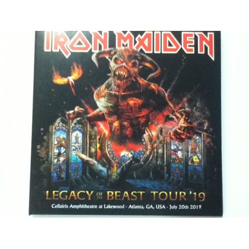 Iron Maiden - Legacy Of The Beast Tour - Atlanta 2019 (Cellairis Amphitheatre) - Digipack 2 Cd
