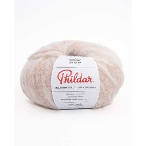 Pelote De Laine Et Baby Alpaga Phil Romantico - Phildar Rosee Rose