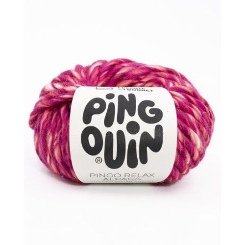 Pelote De Laine Et Alpaga À Tricoter Pingo Relax Alpaga - 100gr - Pingouin Rose