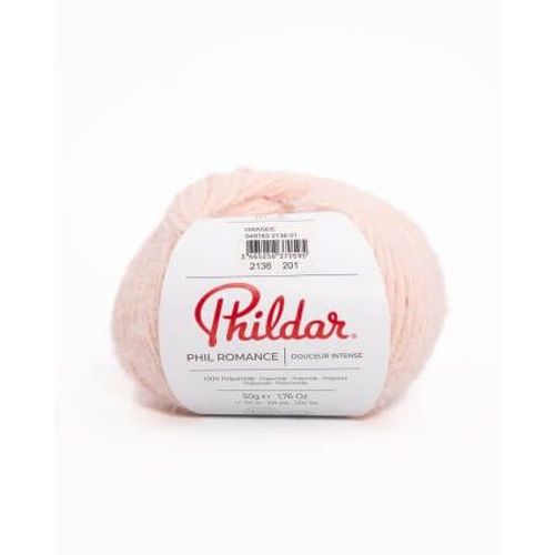 Fil Doux Phil Romance - Phildar - Certifié Oeko-Tex Dragee Rose