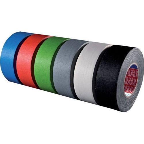 Ruban bande de tissu tesaband 4671 50m x 50mm,rouge (Par 3)