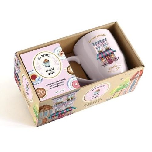 Ma Petite Pause Café - Coffret Avec Un Livret De Recettes Et Un Joli Mug