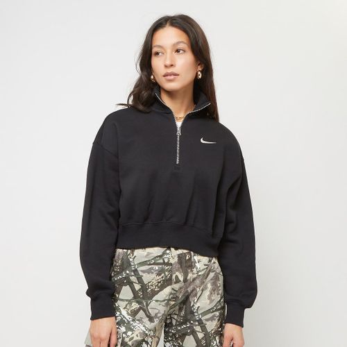 Nike Sportswear Phoenix Fleece Oversized Quarterzip Cropped Sweatshirt Femme Hoodies & Sweatshirts Noir Taille Xs Vêtements