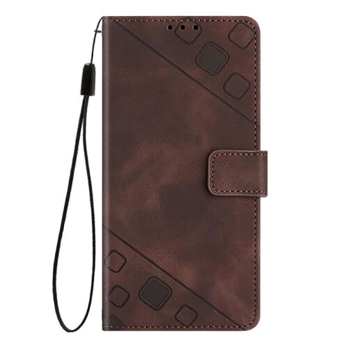 Étui Pour Oneplus 9r Portefeuille À Rabot Cuir Magnétique Titulaire De La Carte - Le Brun