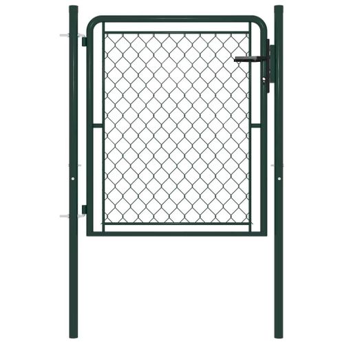 Prolenta Premium - Portillon Acier 100x100 Cm Vert