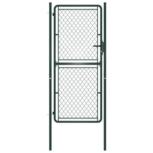 Prolenta Premium - Portillon Acier 100 X 200 Cm Vert