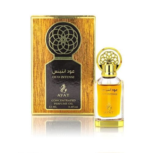 Huile Parfumée Oud Intense De Ayat Perfumes ? 12 Ml - Encens, Vanille, Oliban, Miel, Oud, Bois De Cèdre 