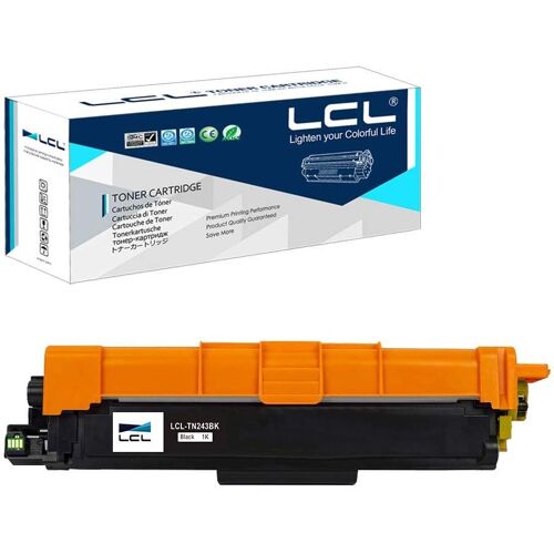 LCL Cartouche de Toner Compatible TN243 TN-243 TN243BK TN-243BK (1 Noir) Remplacement pour Brother HL-L3210CW HL-L3230CDW HL-L3270CDW MFC-L3710CDW MFC-L3750CDW MFC-L3770CDW MFC-L3730CDW
