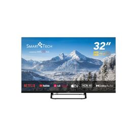 Smart Tech 32HW01V - 32" - TV LED HD (80 cm) Smart TV Web OS Molotov, Netflix, Prime Vidéo, Canal+, Disney+ 3xHDMI - 2xUSB - DOLBY Audio