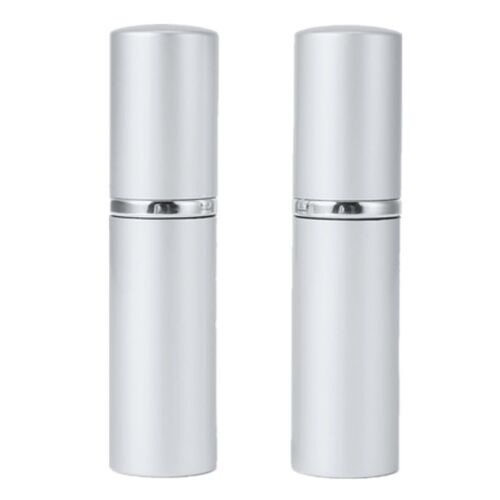 Mini recharges de flacons de parfum, paquet de 2 Argent