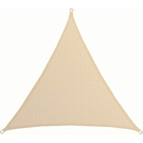 Voile D'ombrage Uv - 2x2x2 Hdpe Triangle Protection Solaire - Toile De Jardin Balcon Beige Goodnice