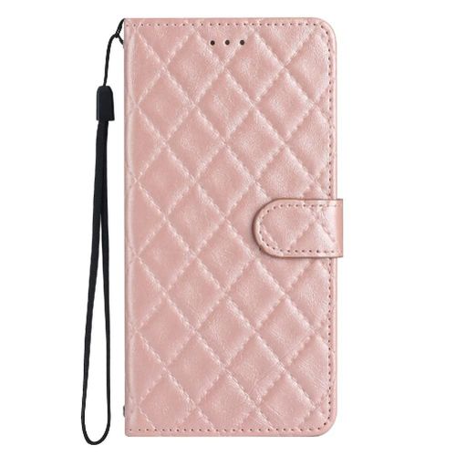 Flip Étui Pour Honor 7a Pro Bicelle Titulaire De Fentes Pour Cartes Folio Magnétique Tpu Antichoc Portefeuille En Cuir Pu - Couleur Rose