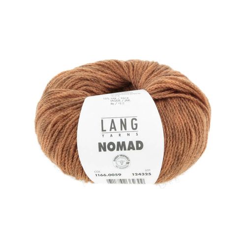 Pelote De Laine Et Yak Nomad ¿ 25gr - Lang Yarns - Laine Extrafine & Yak Naturel ¿ Luxe Rustique Pour Tricots Nomades
