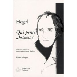 Qui Pense Abstrait ? (1807) - Edition Bilingue Français-Allemand