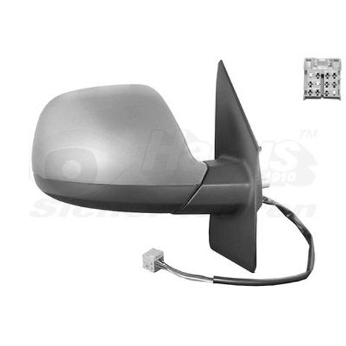 Retroviseur Electrique Droit Gris Metal Pour Volkswagen Transporter T5 09 - 15