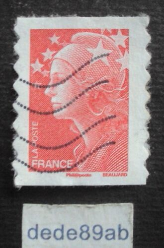 France.. Marianne De Beaujard Sans Valeur Faciale Rouge . Oblitéré Used Stamp .