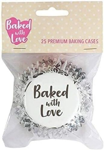 Kalanka-Elegance 0650052 Lot De 25 Caissettes À Cupcakes Résistantes À La Graisse Motif Élégant Noir Et Blanc