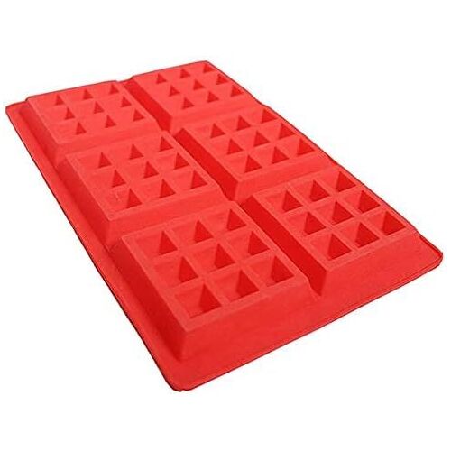 Kalanka-Moule À Gaufres Rectangulaire En Silicone,Pour Chocolat, Gelée, Des Brioches Et Des Gâteaux Salés Sur Un Bâton, Loisirs Créatifs