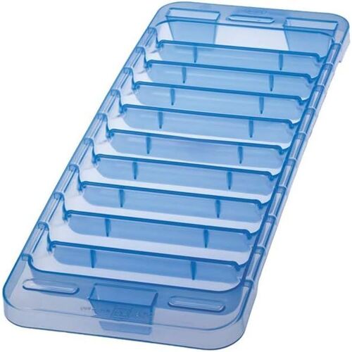 Kalanka-, Bac A Glacon, Conteneur Moule Forme Glace, Moule Pour 10 Sticks De Glace, Glacon Reutilisable 30 X 11,5 X 2,5, Made In Italy