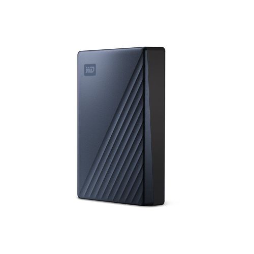 WD My Passport for Mac WDBEJA0060BBL - Disque dur - chiffré - 6 To - externe (portable) - USB 3.2 Gen 1 (USB-C connecteur) - AES 256 bits - bleu