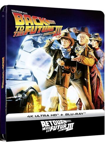 Retour Vers Le Futur Iii - 4k Ultra Hd + Blu-Ray - Boîtier Steelbook® Limité