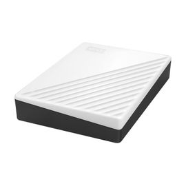 WD My Passport WDBR9S0060BWT - Disque dur - chiffré - 6 To - externe (portable) - USB 3.2 Gen 1 - AES 256 bits - blanc