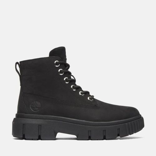 Timberland - Bottines Mi-Hautes À Lacets Field Pour Femme En Noir, Femme, Noir, Taille: 42