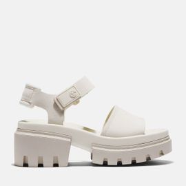 Timberland Sandale Bride Arrière Everleigh Pour En Blanc Blanc