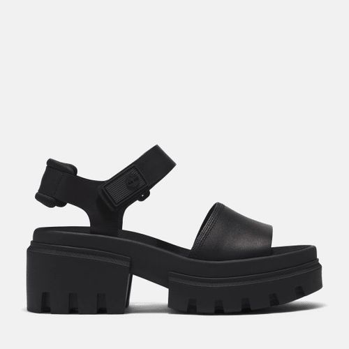 Timberland Sandale Bride Arrière Everleigh Pour En Noir Noir