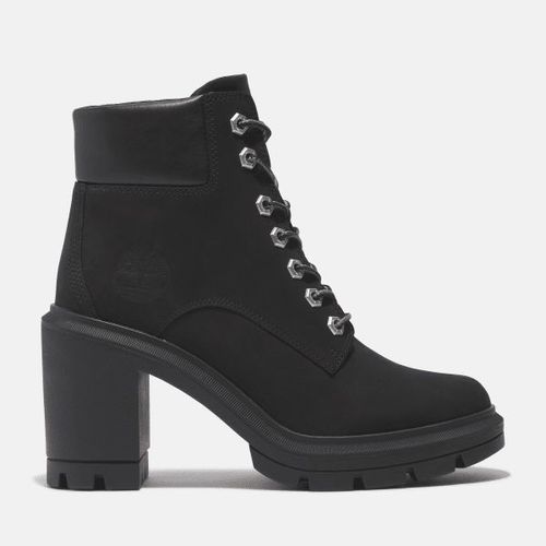 Timberland - Bottine Mi-Haute À Lacets Allington Heights Pour Femme En Noir, Femme, Noir, Taille: 41.5
