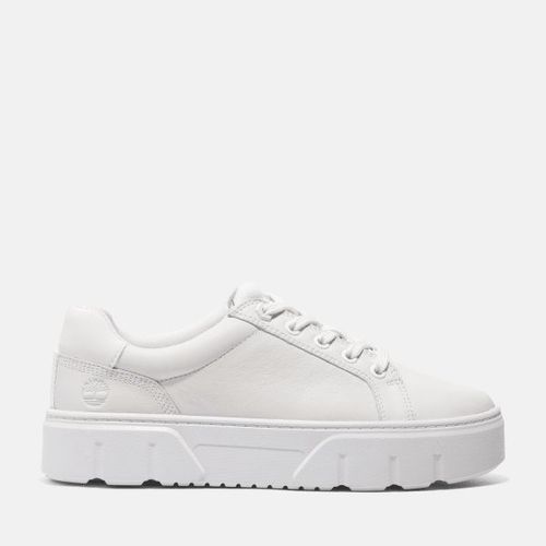Timberland Baskets Basses Lacets Laurel Court Pour En Blanc Blanc