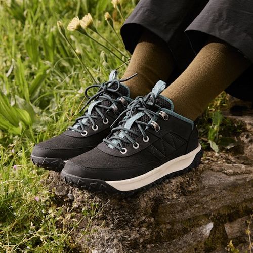 Timberland Bottines De Randonnée Basse Lacets Greenstride Motion 6 Pour En Noir/blanc Noir