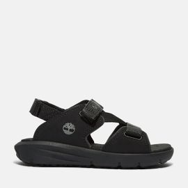 Timberland Sandale Bride Arrière Motion Dune Pour Junior En Noir Noir