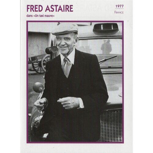 Fiche Portrait De Star Fred Astaire