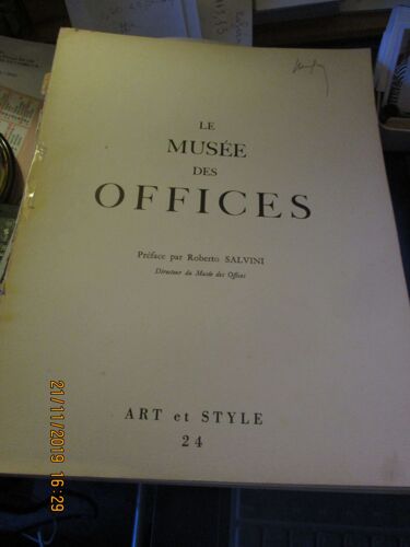 Le Musée Des Offices : . Préface Par Roberto Salvini,... Traduit De L'italien Par Juliette Bertrand