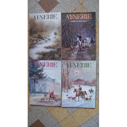 4 Numéros Vénerie La Chasse Aux Chiens Courants Année 1994