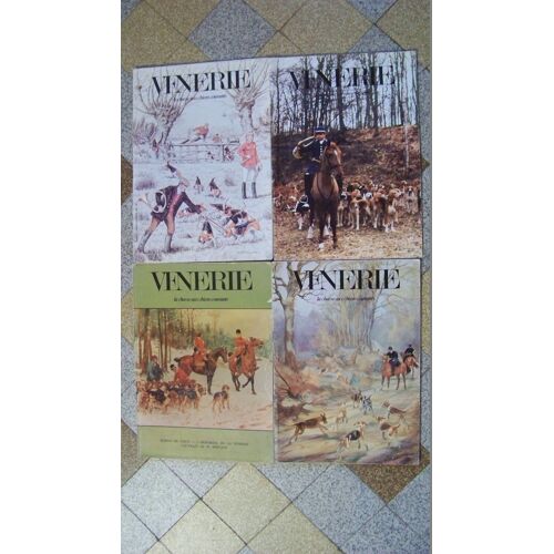 4 Numéros Vénerie La Chasse Aux Chiens Courants Année 1985