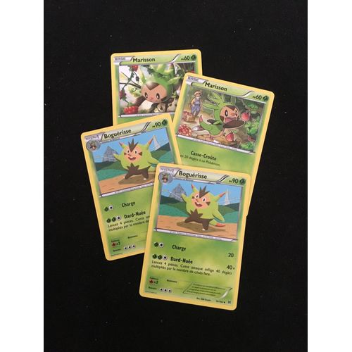 (1472) 2x Marisson + 2x Boguérisse Pokemon